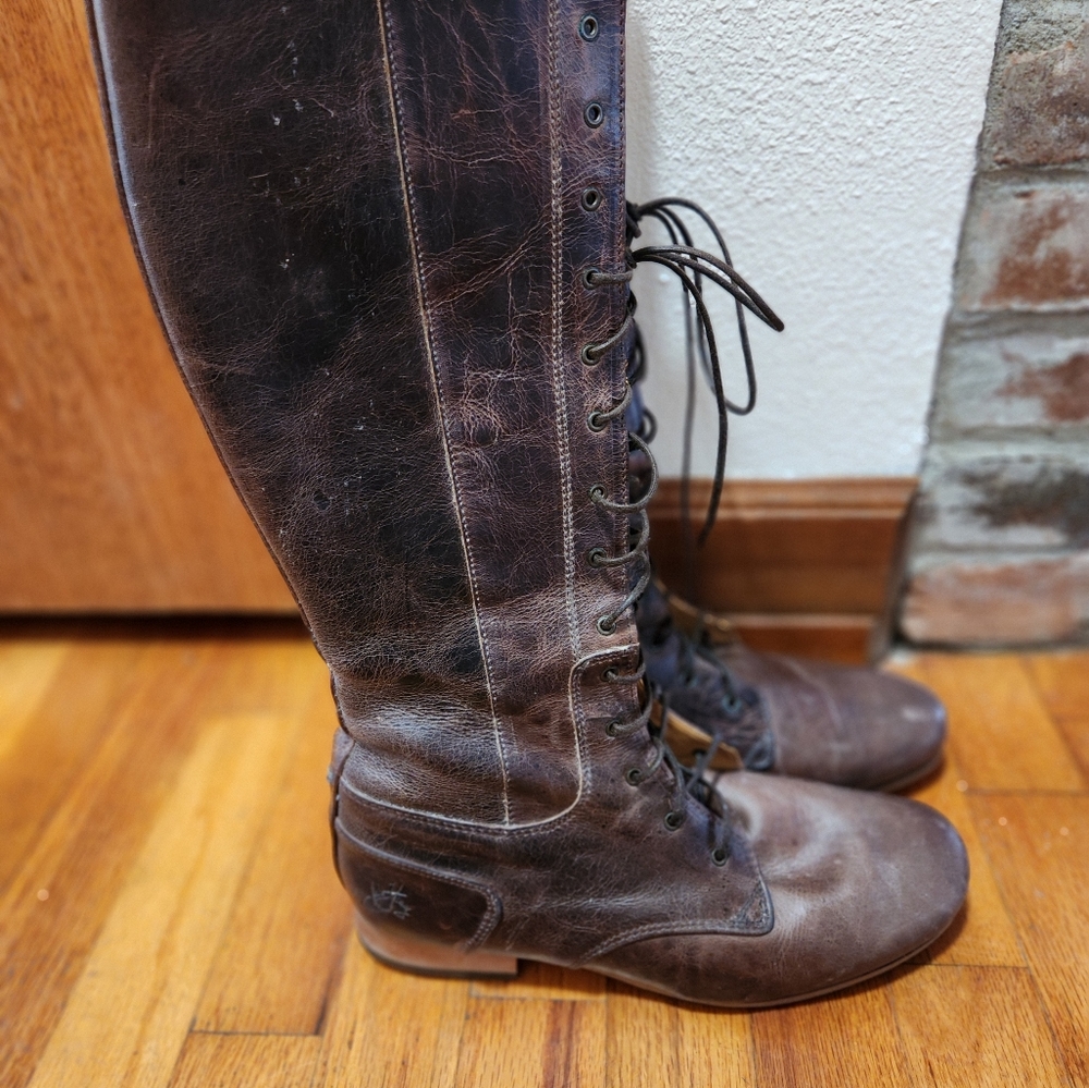 Womens size 9 Radio BBC tall leather boots - Picture 2 of 5